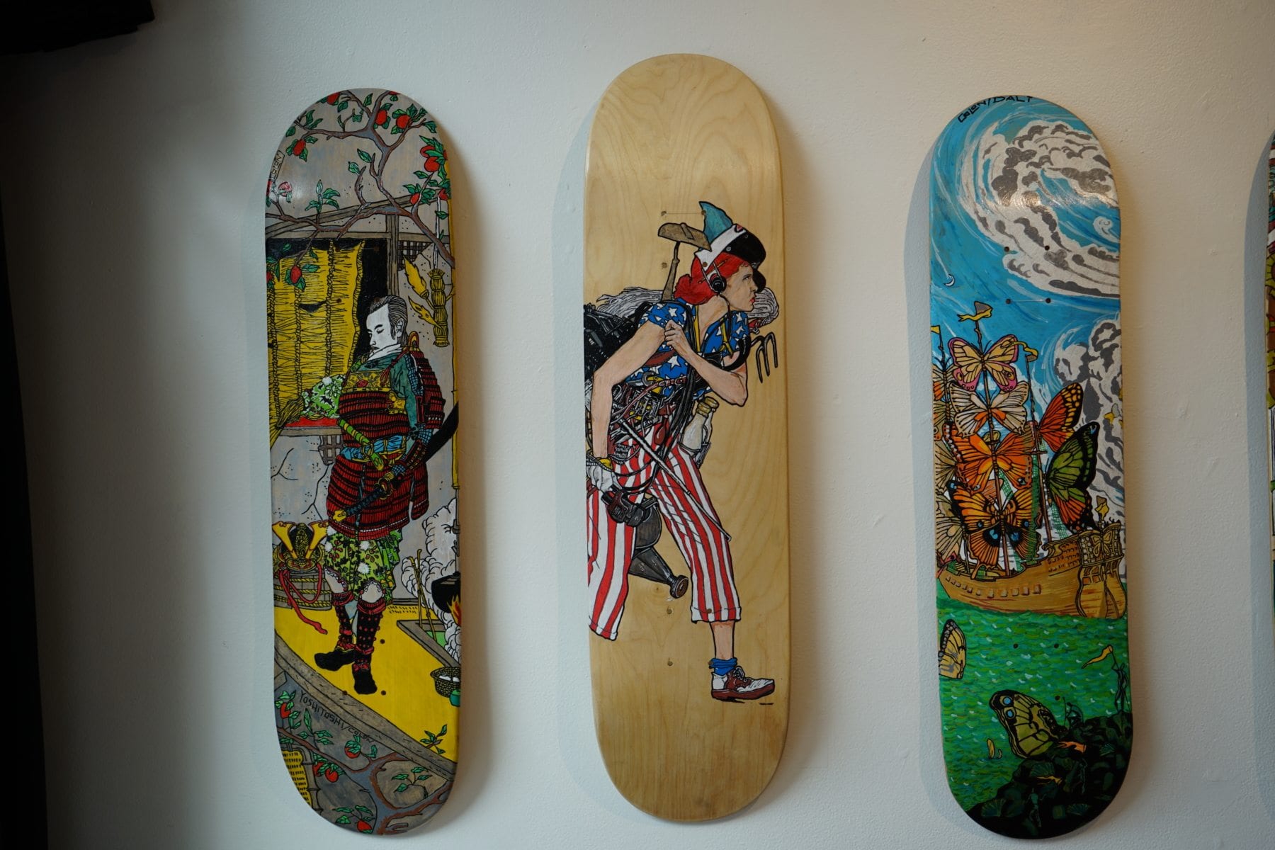 skateboard art