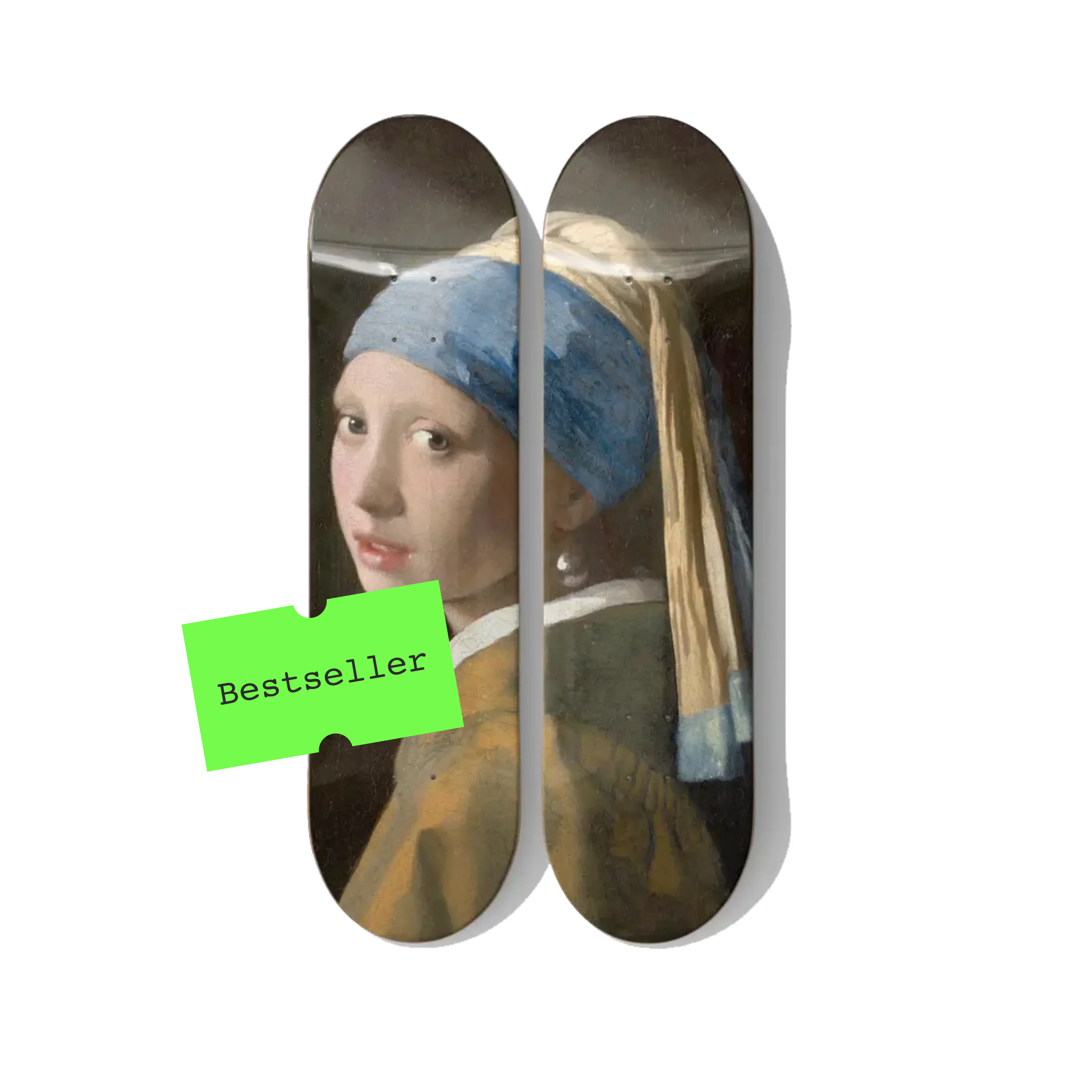 Custom gaming esports skateboard deck 2026 DeckArts Berlin gamertag clan team branding streamer logo own gaming design bold wall art UV-printed real Grade-A Canadian maple archival glassless cool gaming setup streaming room backdrop design your own deck