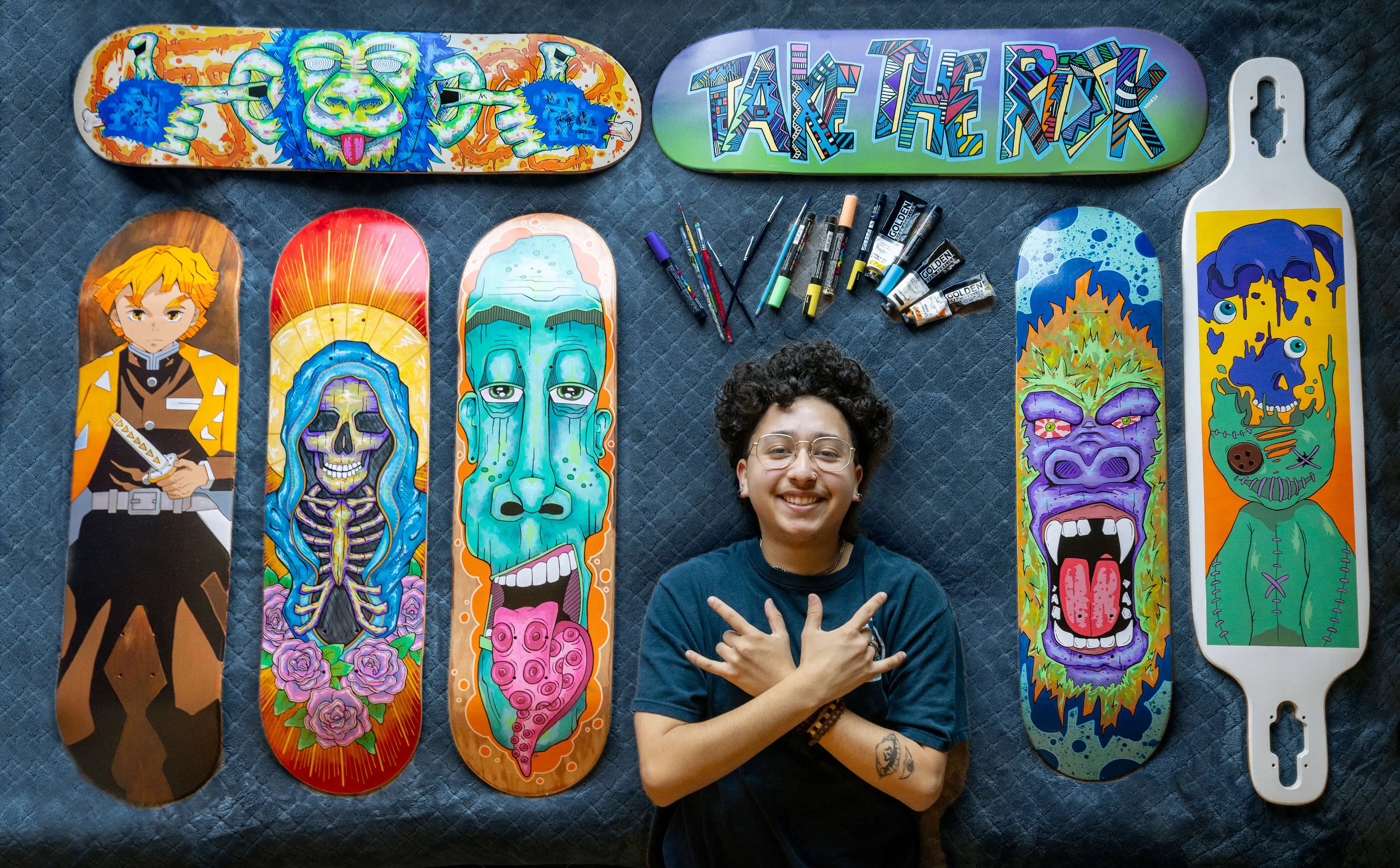 skateboard art 