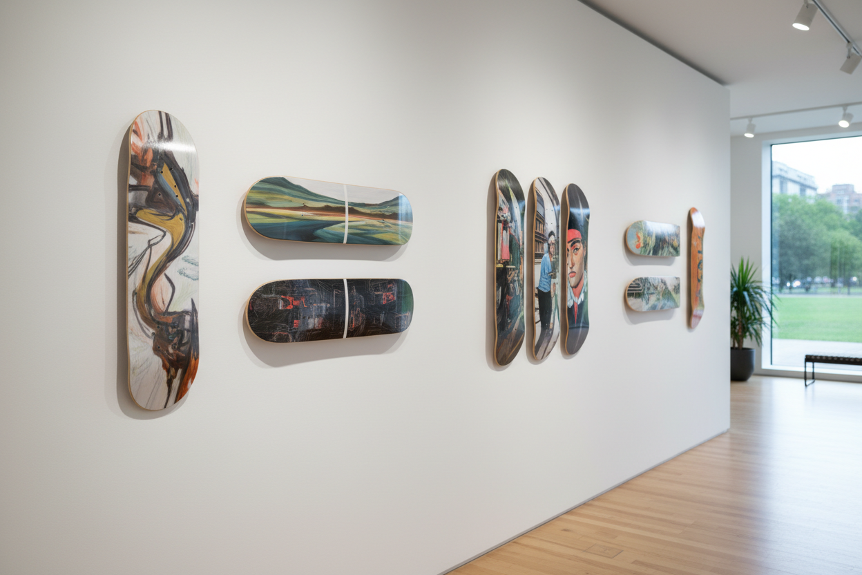 skateboard wsll art