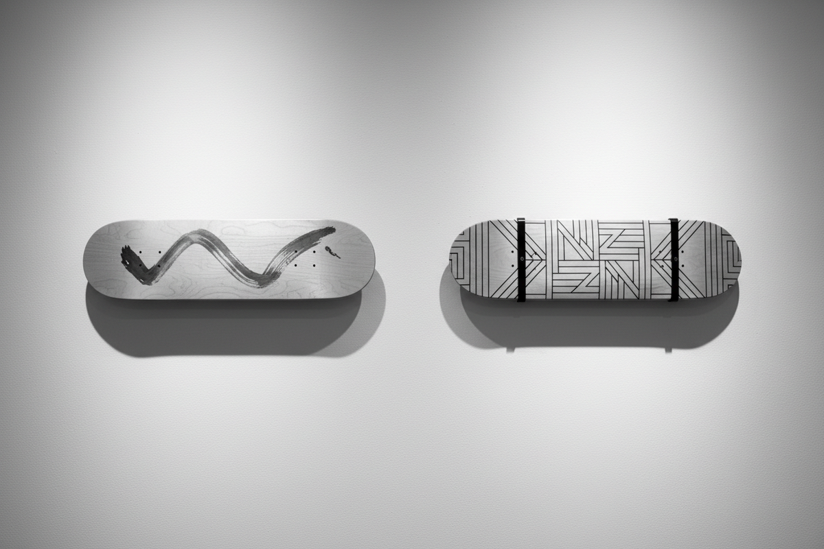 Floating vs wall mount – best skateboard display methods compared | deckarts