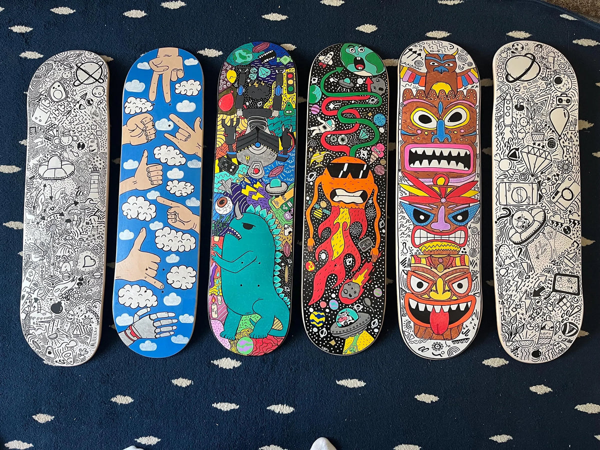 Skateboard art 