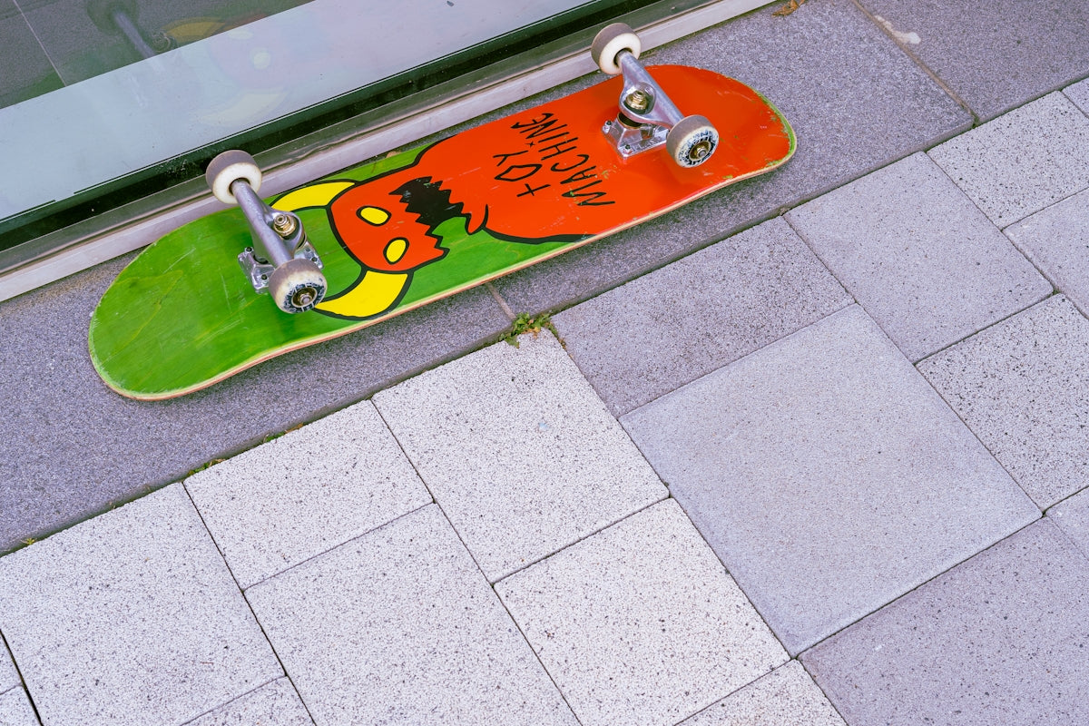 red and green door mat