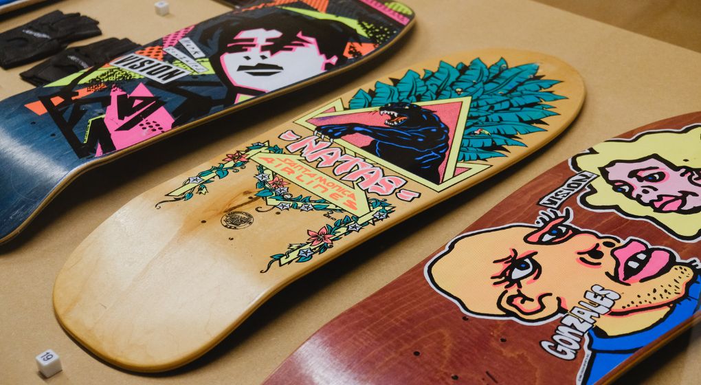 skateboard art
