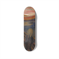 Edvard Munch's The Scream Skateboard Wall Art - Premium Canadian Maple Deck - deckarts.com