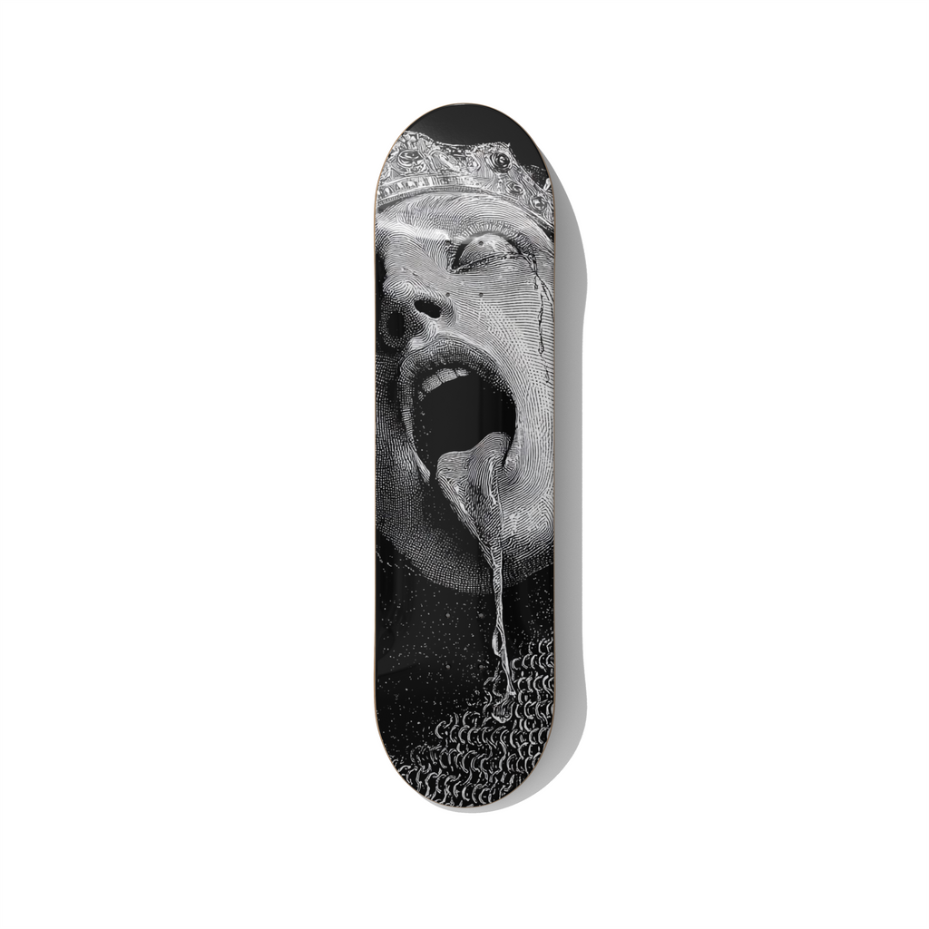Muted Scream Skateboard Wall Art