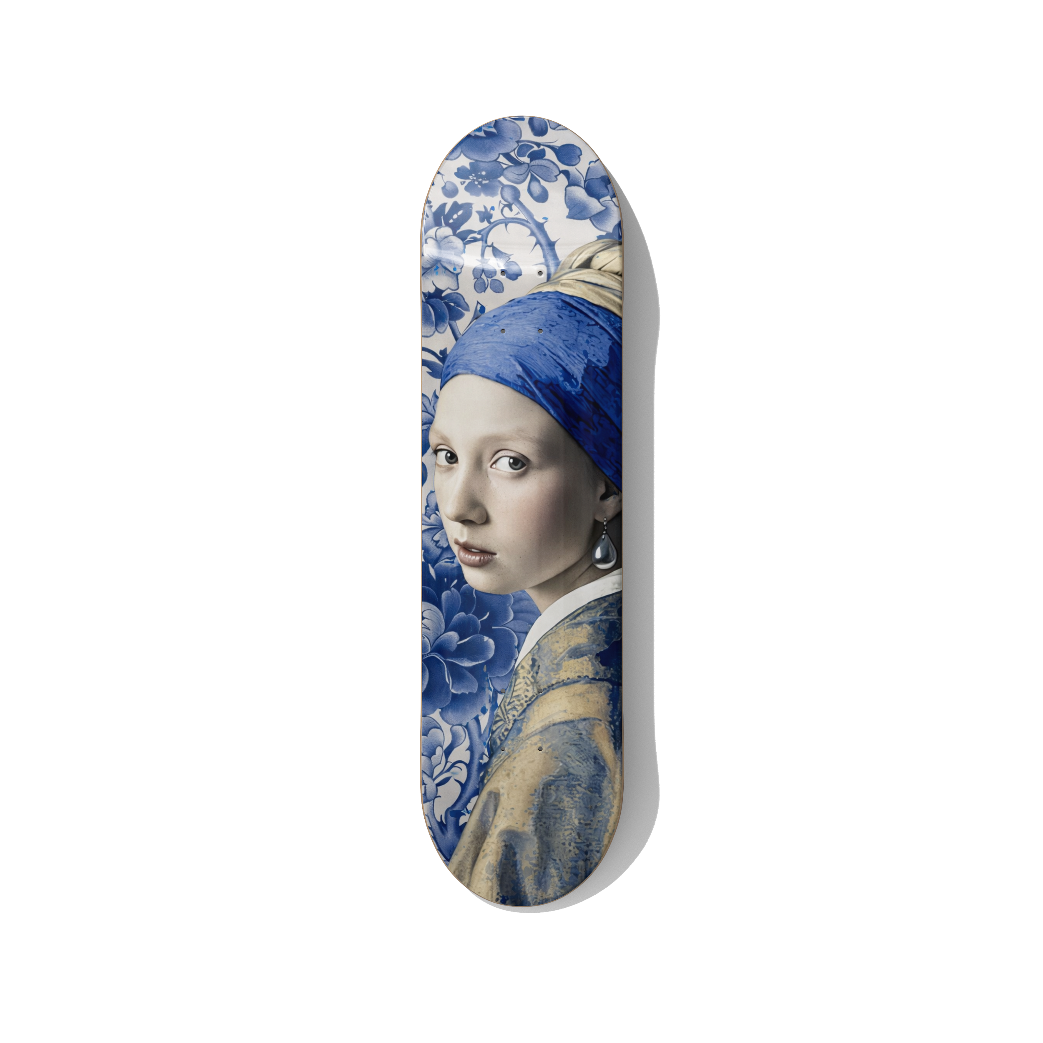 Girl with a Pearl Earring | Delft Blue Art Deck