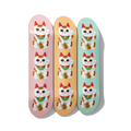 Maneki Neko - Lucky Cat Skateboard Deck Triptych Wall Art - Premium Canadian Maple - deckarts.com