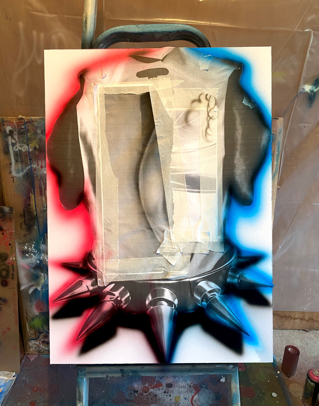 Arte da skateboard – Shy Labeef di Charlotte Hennion | Set di deck diptych