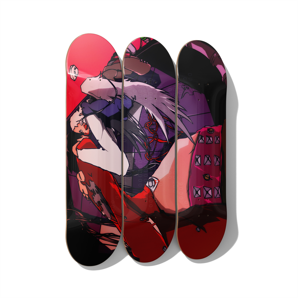 Skateboard Art – Coma Boyfie Triptych Deck Set