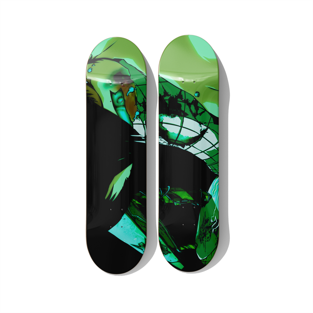Skateboard Art – Touching The Presence Diptych Deck Set