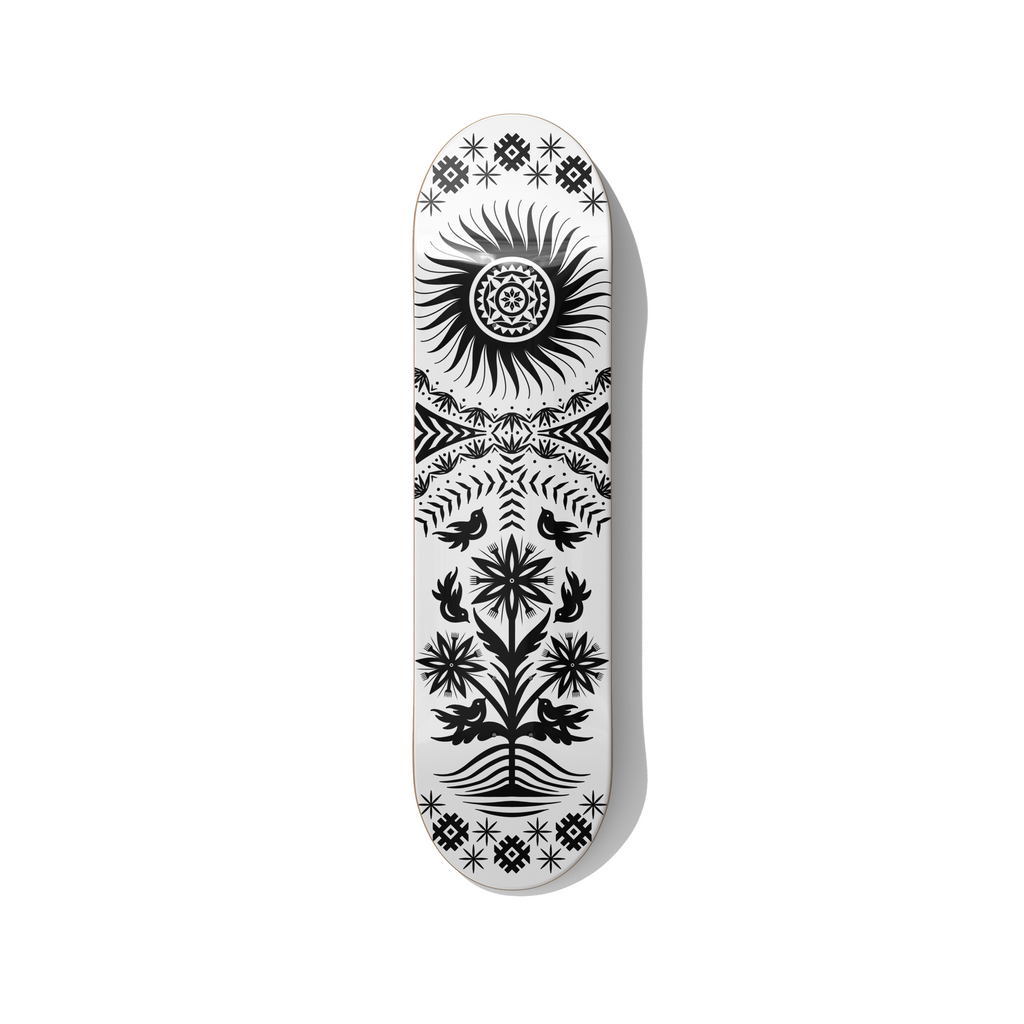 Skateboard art Baltic folklore 